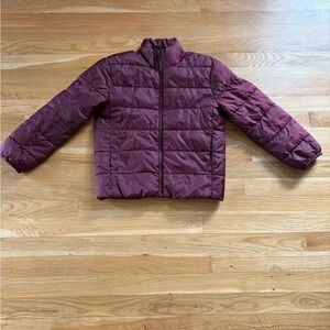 The Children's Place Burgundy Puffer Jacket